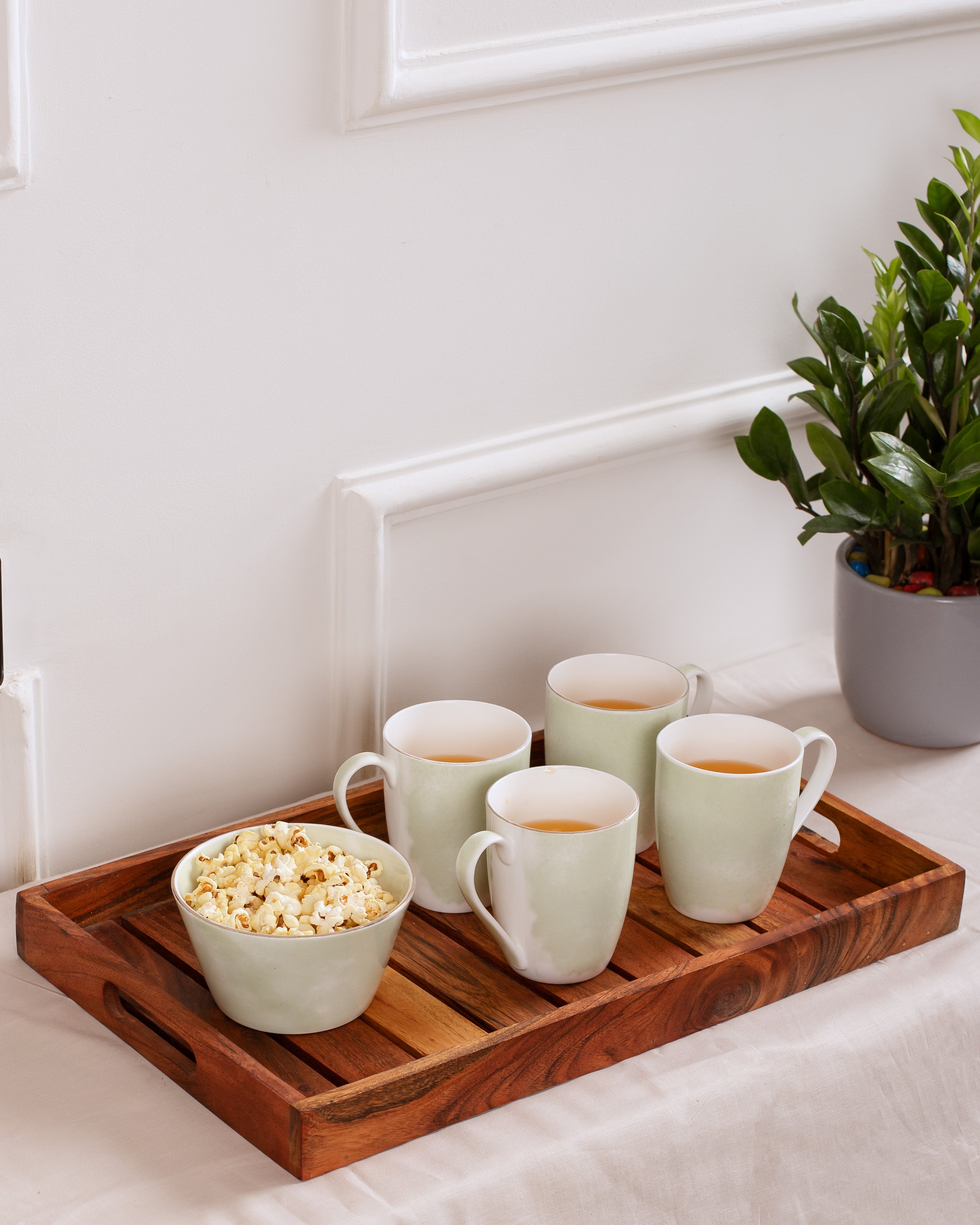 handcrafted wooden tray 