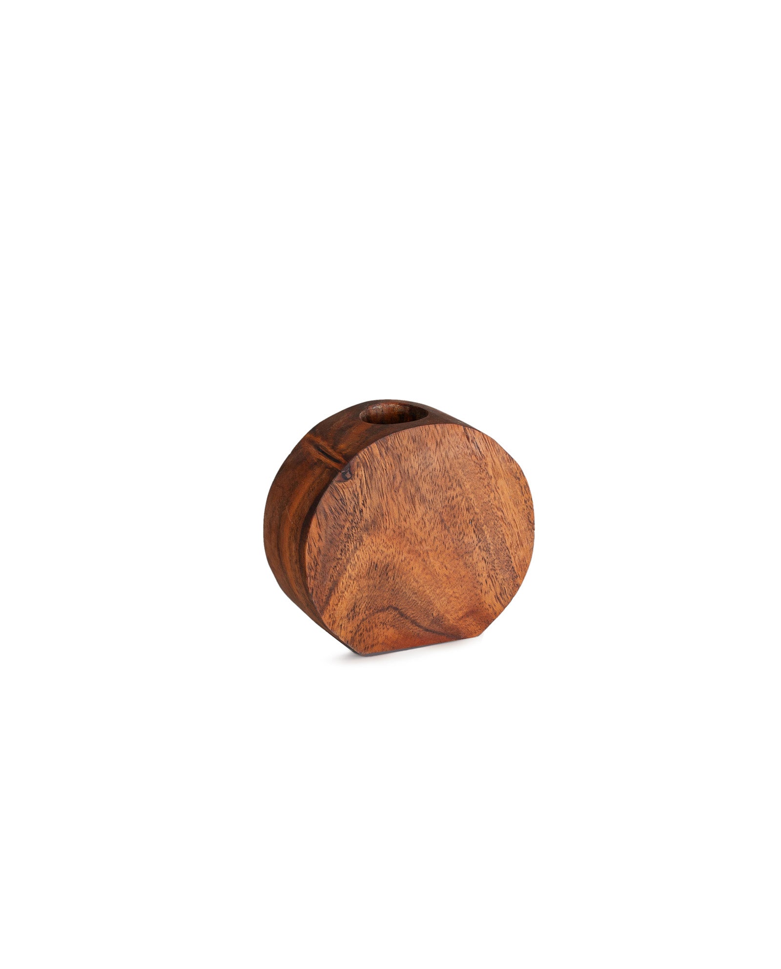 WOODEN CIRCLE BLOOM PLANTER